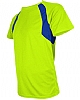 Camiseta Tecnica Combi Nath - Color Amarillo Flúor/ Royal Flúor